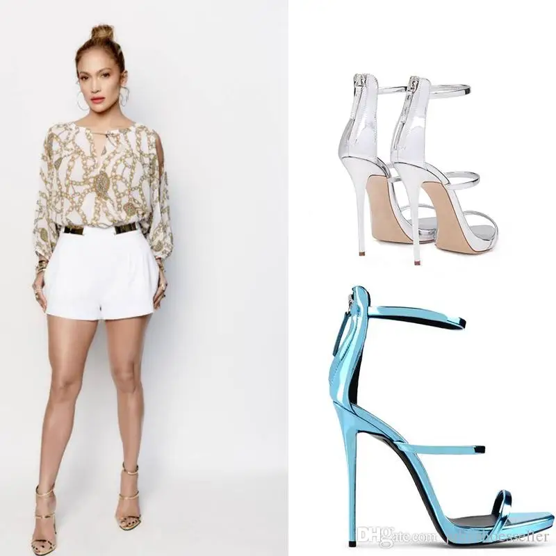 luxury-summer-style-metallic-strappy-sandals