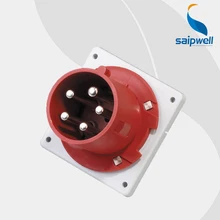 SP-1688 новая 5 pin 63A 400 V Промышленная Электрическая промышленная вилка стандарта CEE/международный стандарт монтажная панель с CEE/IEC