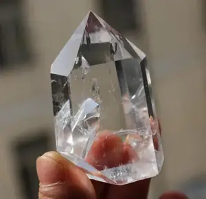 Новые поступления Довольно 100% натуральный ясно кварцевый камень Жезл Исцеление - изображение