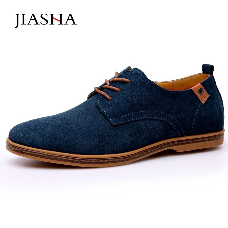 comprar Homens sapatos casuais 2018 nova moda de alta qualidade Camurça Respirável sapatos oxfords homens sapatos