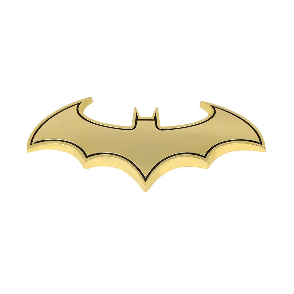 3D Cool Metal bat auto logo car styling car stickers metal batman badge emblem tail decal motorcycle car accessories