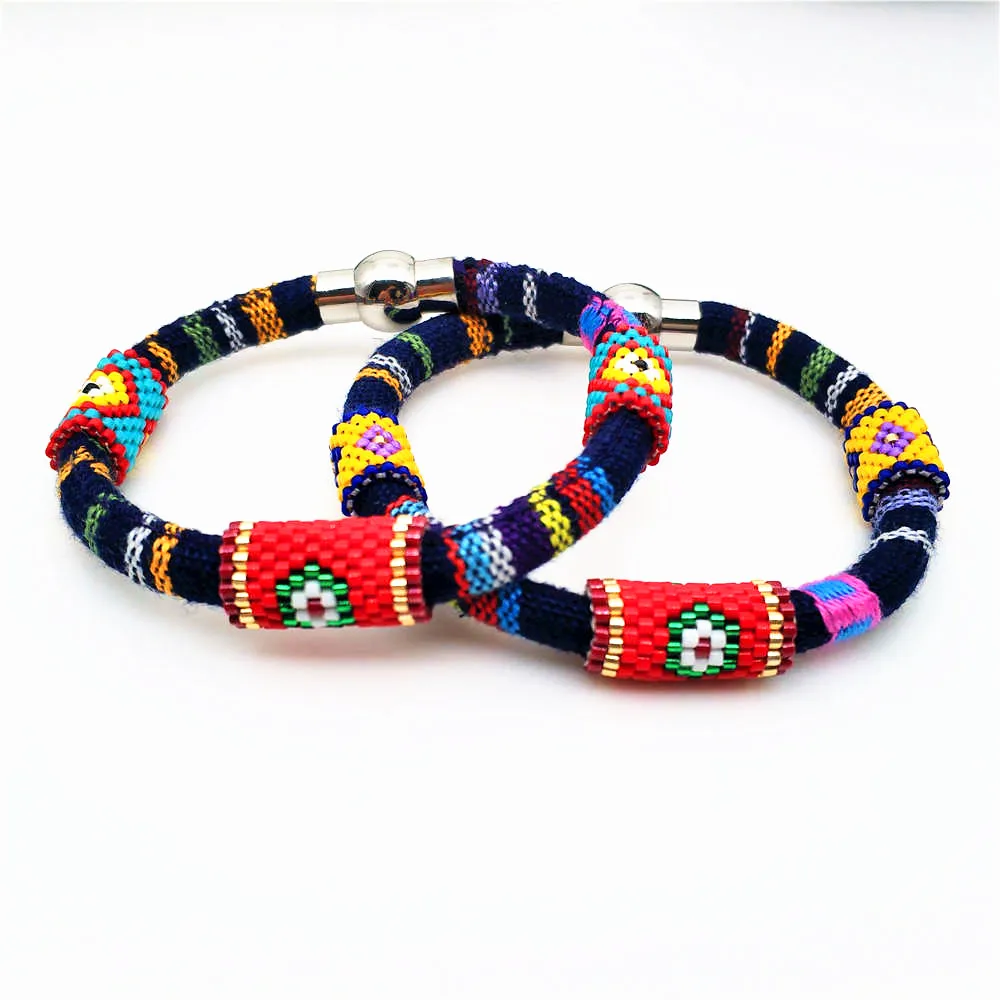 

Go2boho Miyuki Bracelet For Women Evil Eye Bracelet 2019 New Colorful Pulseras Mujer Boho Bileklik Bohemian Jewelry Handmade