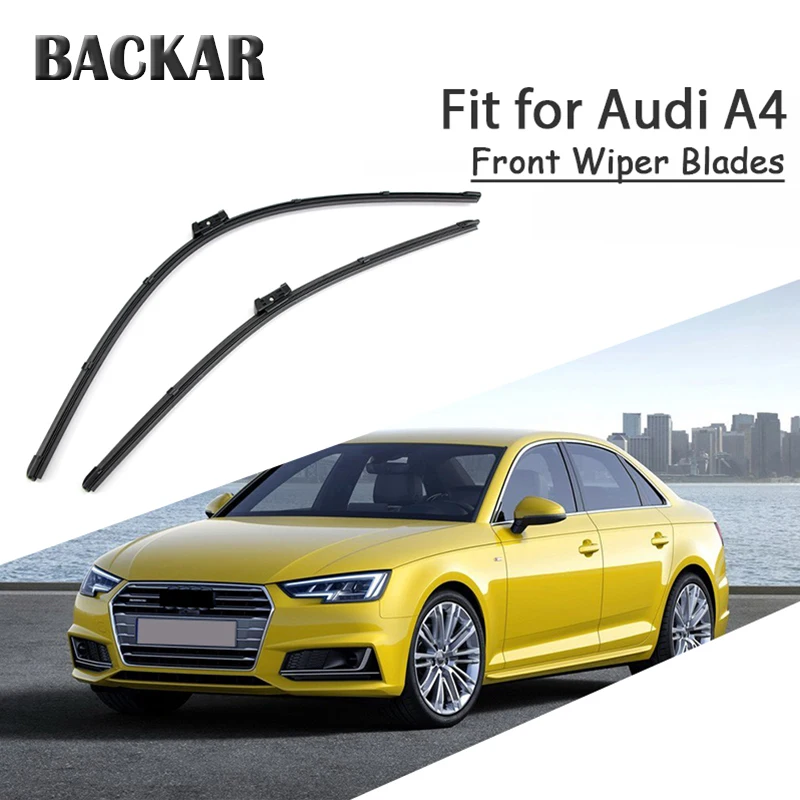 2Pcs//Set Front Windshield Wiper Blades For 2003-2007 Audi A4 B6 B7 S4 RS4 A6 C5