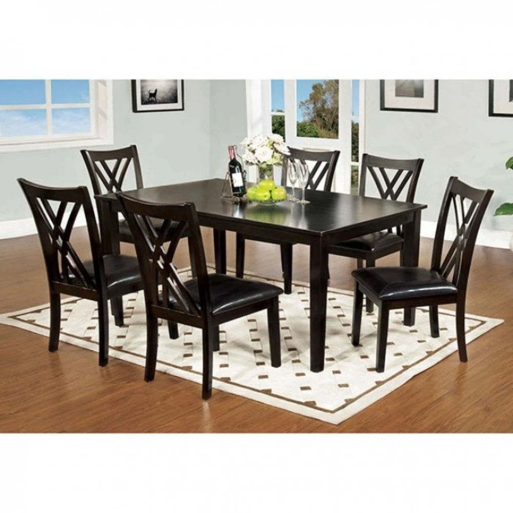 Springhill Enticing 7 Piece Dining Table Set, Espresso (1)