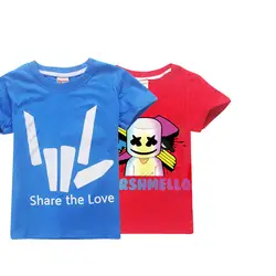 MORGZ YOUTUBER/2019 Детские футболки из 100% хлопка, Популярные топы с принтом для маленьких мальчиков, футболка с короткими рукавами, летняя