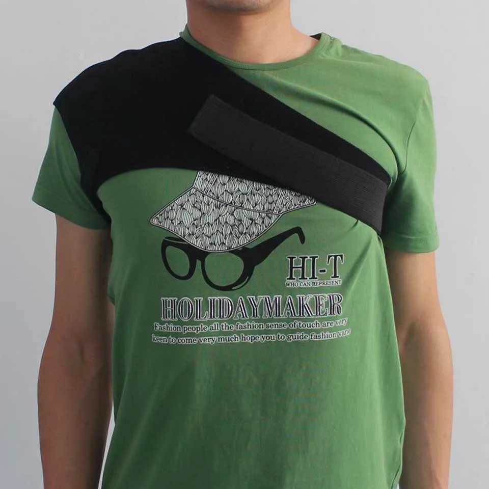1PC Shoulder Brace Men Adjustable Shoulder Support Belt Tourmaline