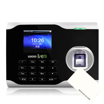 

Zkteco U100 IC Card and Fingerprint Time Attendance Fingerprint time clock With 13.56Mhz IC Card Attendance System