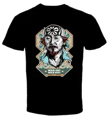 Mr Miyagi Karate Kid 4 футболка классная Повседневная футболка Мужская Унисекс модная футболка Бесплатная доставка Забавные 100% хлопковые футболки
