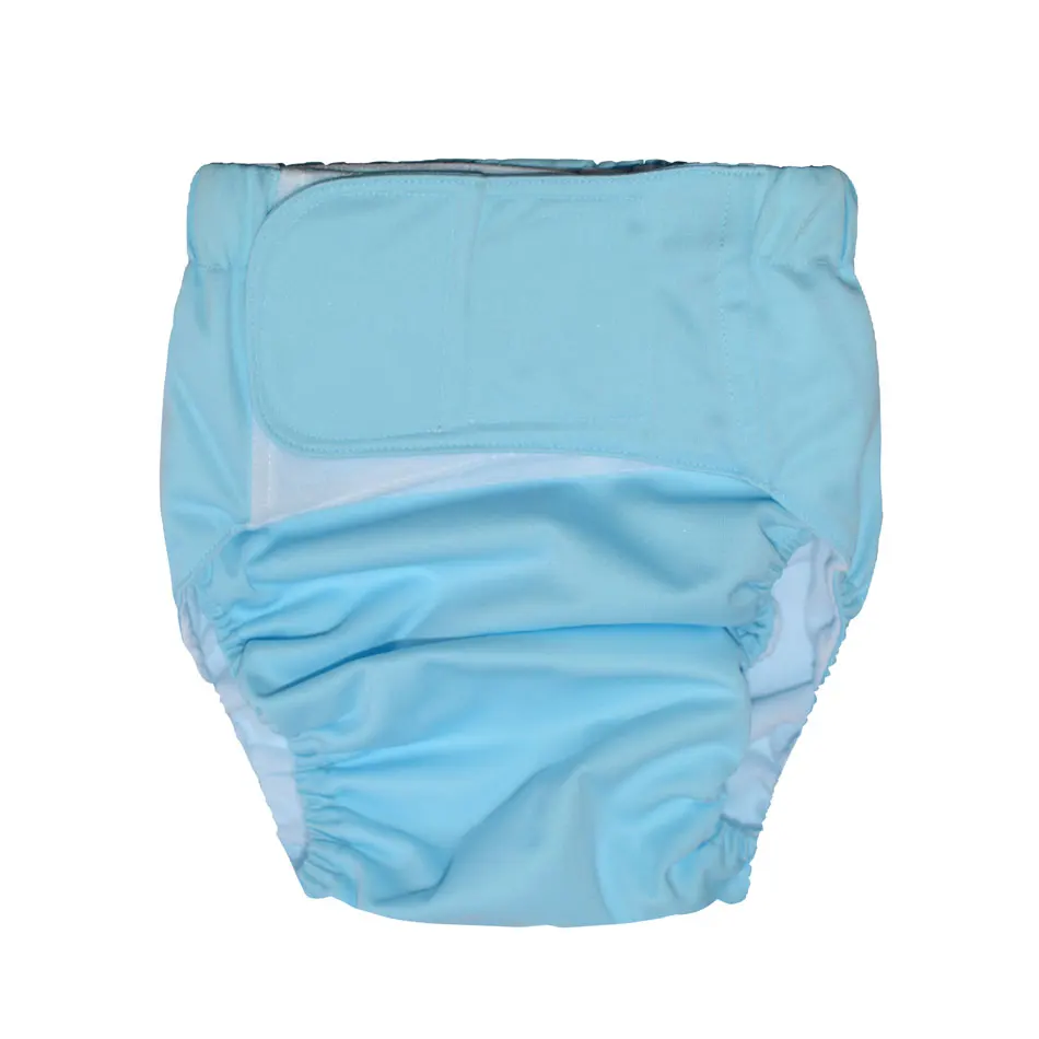 Miababy тканевые подгузники для взрослых, детей и дедушек, моющиеся и многоразовые - Цвет: babyblue diaper