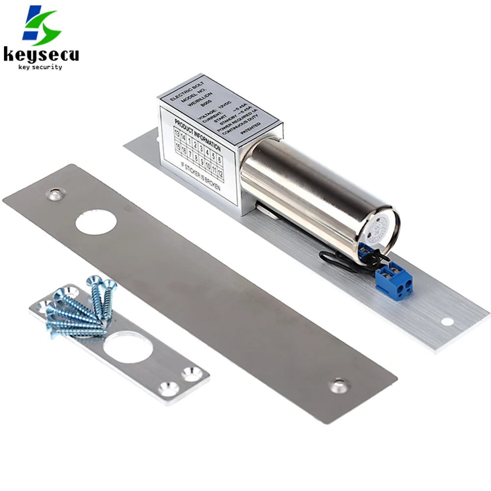 Fail Safe Electric Bolt Locks 12V Access Control Lock With 2 Lines For