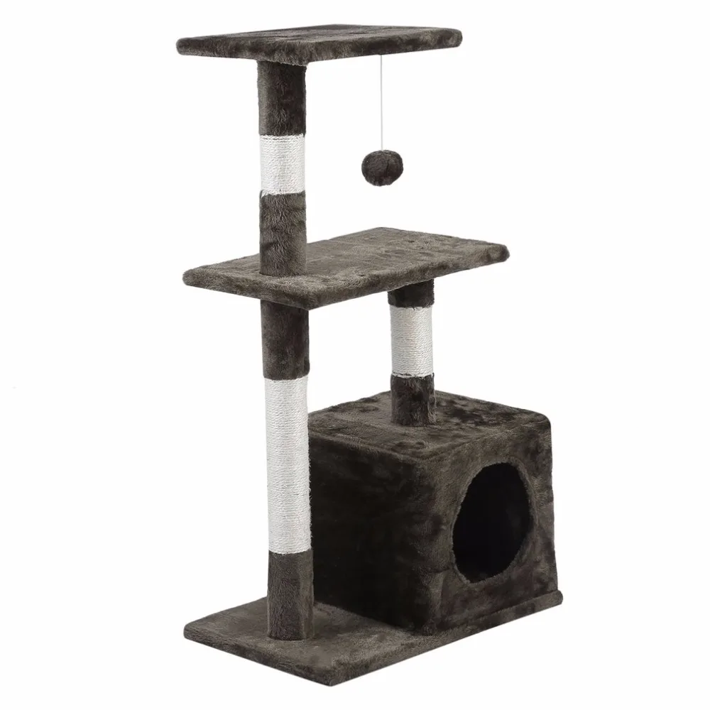 85CM Height Cat'S Tree Pets Scratching Posts Pets Furniture Scratchers Cat Play Jumping Toy for Cats Climbing Frame Cat Condos 85CM Height Cat'S Tree Pets Scratching Posts Pets Furniture Scratchers Cat Play Jumping Toy for Cats Climbing Frame Cat Condos