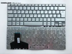 Это Итальянский клавиатура для SONY SVF13 серии SVF13N2D4R SVF13N2F4R N2G4R N2H4R N2J2E серебро Клавиатура ноутбука IT-макет