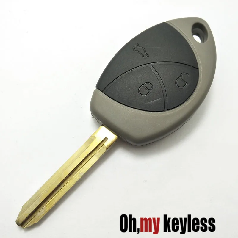 Entry keyless remote control key for toyota car key shell toy43 blade