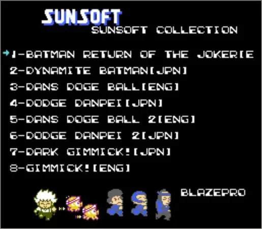 SUNSOFT коллекция 13 в 1 игровой Картридж для консоли NES