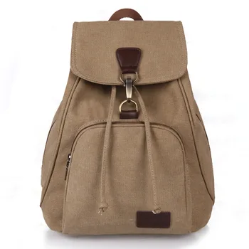 

Hot Selling Men Canvas Backpack Fashion High Capacity Brand Famous Women Backpack Solid Color Casual Travel Man Backpacks Bag