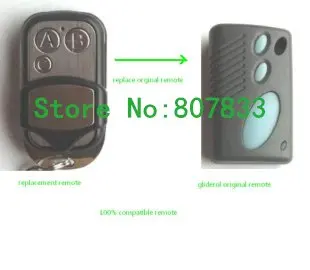 gliderol garage door remote gliderol ,opener ,replacement ,gliderol transmitter TM-305C ,315MHZ . the remote replace for faac tm 433ds 1 tm 433ds 2 tm 433ds 3 garage door opener fixed code 433mhz