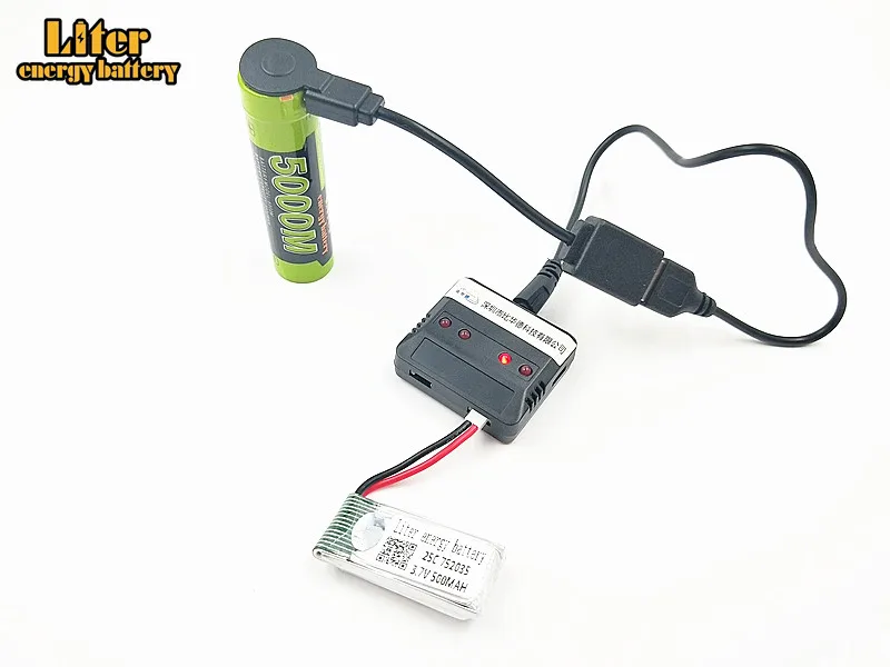 Модернизированный 25c 3,7 v 500 mah литий-полимерный Батарея для Syma X11 X11c Hubsan X4 H107c H107d H107l Квадрокоптер с дистанционным управлением Lipo 752035 lipo