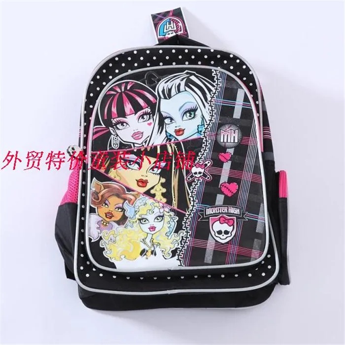 Zaino Monster High Bag zaini per bambini zaini per ragazze Black Wave Point  zaini per scuola elementare zaini per bambini|monster high bag|backpack  children school bagsschool bags - AliExpress