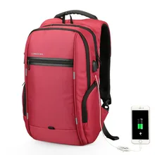 15/17 inch Mujeres Hombres Mochila Portátil Externo USB Funcional Bolsa de Ordenador Portátil Anti-robo de Negocios Bolsa de Viaje de Las Mujeres Mochila