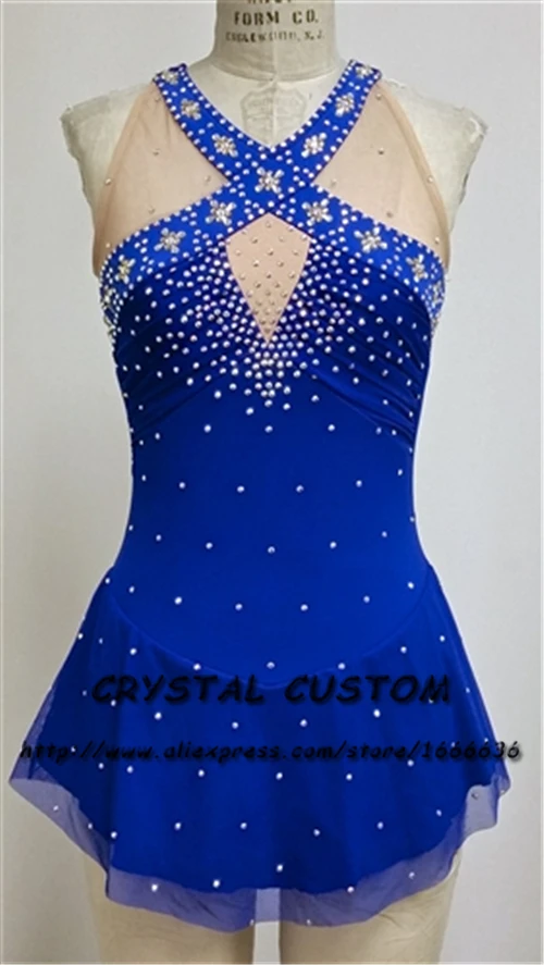

Custom Figure Skating Dress Graceful New Brand Women Ice Skating Dresses For Competition DR3871