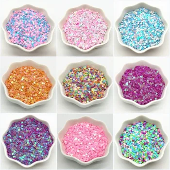 

Sequin 3mm 10g Plum Flower Nails Art Sequins AB Color DIY Craft Nail Glitter Manicure Sequin Wedding Party Decorations Confetti