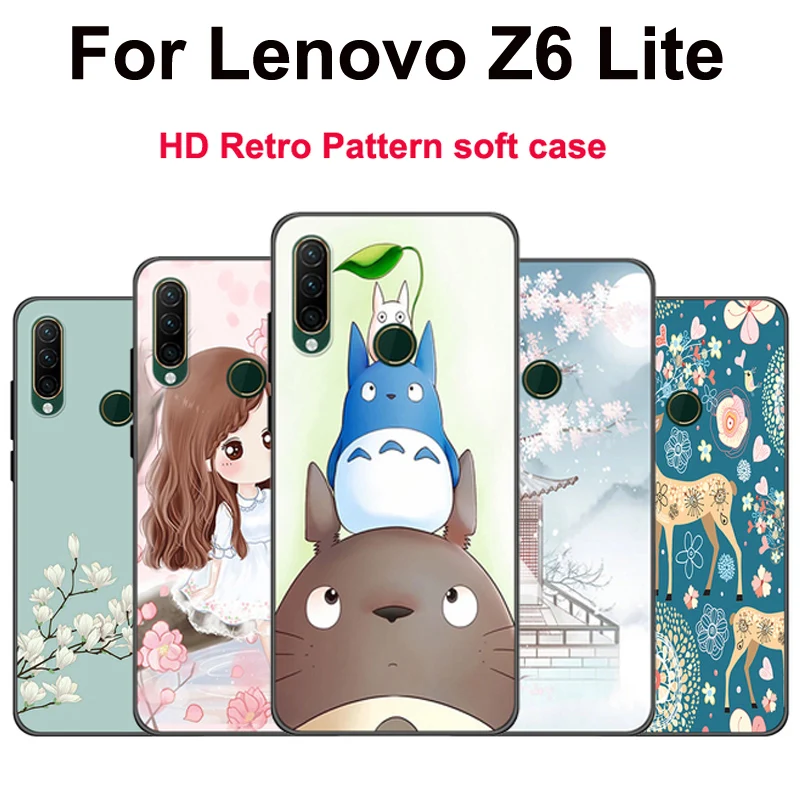 Мягкий силиконовый чехол 6 3 дюйма из ТПУ для телефона Lenovo Z6 Lite L38111 Противоударная