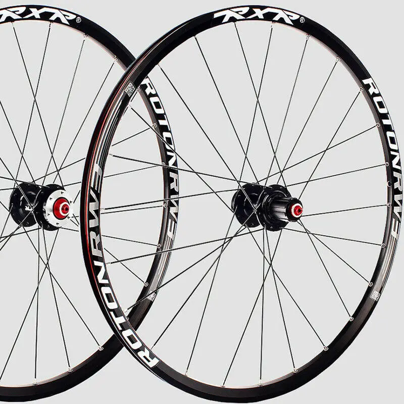 Sale RXR Mountain Bike Wheelset 26" 27.5" 29" MTB bicycle aluminum Front Rear Rim Wheelsets Fit 7-11 Speed  Shimano SRAM Cassette 1