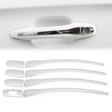 Нержавеющая сталь автомобилей дверные ручки аксессуары для peugeot 207 301 2008 3008 408 308 для Citroen C-QUATRE C4L C3-XRC5