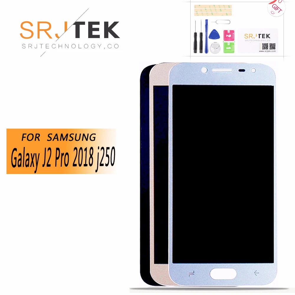 

5.0'' AMOLED LCD For Samsung Galaxy J2 Pro 2018 J250 J250F J250M J250H Display Touch Screen Assembly Replacement Parts
