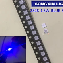 500 шт./лот SMD СВЕТОДИОДНЫЙ ТВ 3228 3V Синий 2828 1,5 Вт высокой мощности Мощность для телевизоров Samsung Подсветка