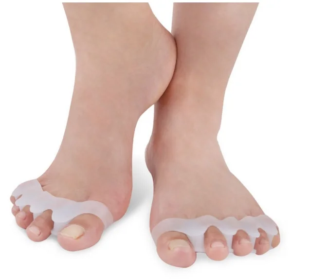 Gel Silicone Bunion Corrector Big Toe Separators Straightener Spreader Foot Care Hallux Valgus