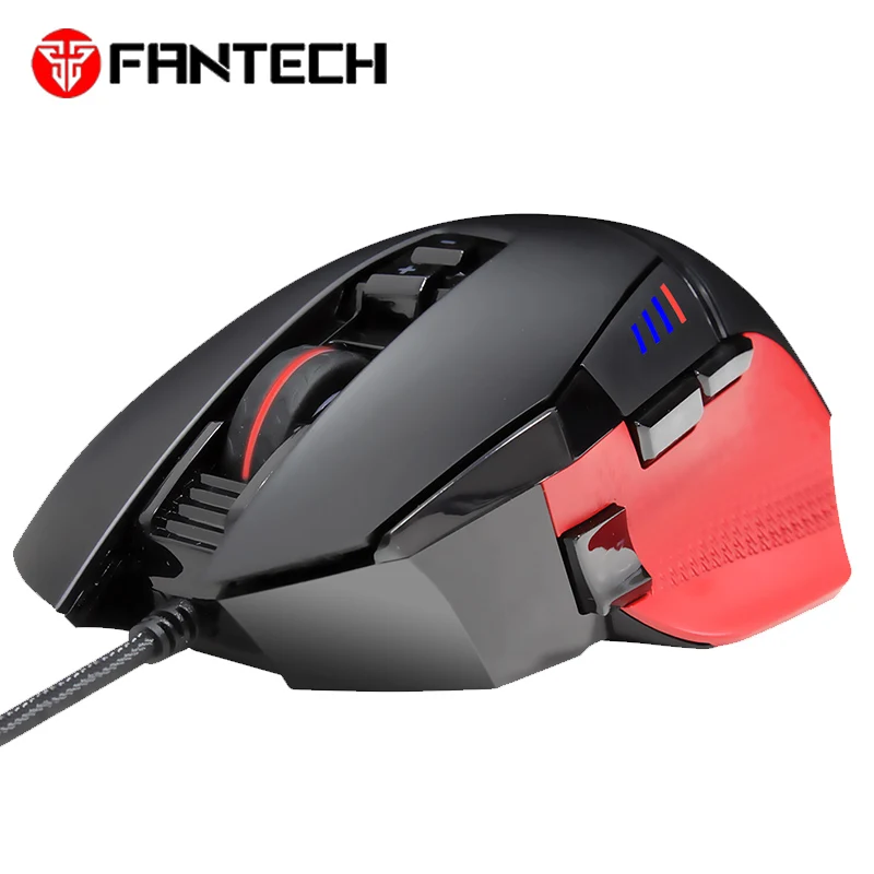 

FANTECH X11 USB Wired Backlight 8000DPI Gaming Mouse Macro RGB Color 8 Button Optical Game Mouse For computer Gamer PUBG CS LOL