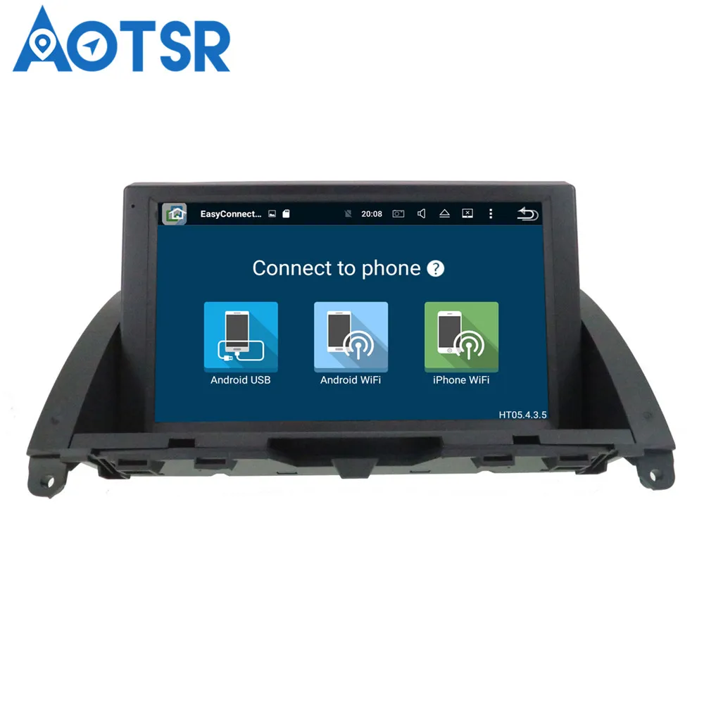 Android 9 0 32g Автомобильный Радио dvd плеер GPS навигация для Mercedes Benz C klasse w204 2007 2011