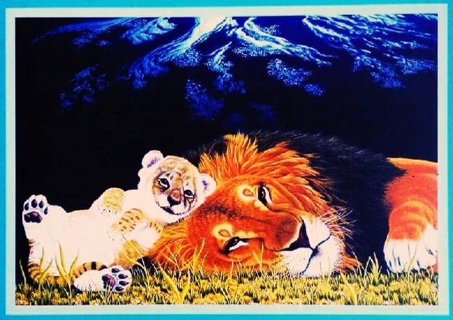 En Gros 500 Puzzle Paysage Peinture Tigre Lion Chaton Animal De Bande Dessinee Enfants Precoce De Puzzle Puzzle De Jouets Educatifs Aliexpress