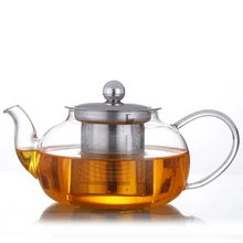 Китайский термостойкий стеклянный цветочный чайник Чайный фильтр Толстый Стеклянный Чайник большой емкости Чайник Пуэр чайник