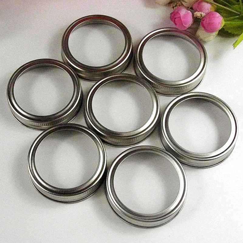 Only Sell for Mason Jar 304 Stainless Rings(not including printing