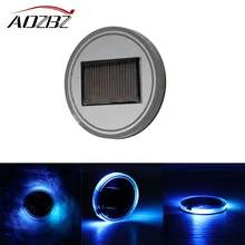 Противоскользящий коврик Bule светодиодный подставка под чашку украшение салона автомобиля свет энергия солнечной батареи нескользящий коврик автомобильные аксессуары
