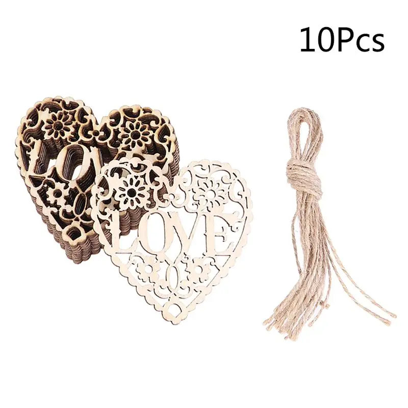 10Pcs Diy Hollow Heart Shaped E1 Plywood Chips Love Letter Wooden Craved Embellishment Crafts Christmas Tree Hanging Ornament huismerk kopen in de aanbieding 10Pcs Diy Hollow Heart Shaped E1 Plywood Chips Love Letter Wooden Craved Embellishment Crafts Christmas Tree Hanging Ornament huismerk kopen in de aanbieding