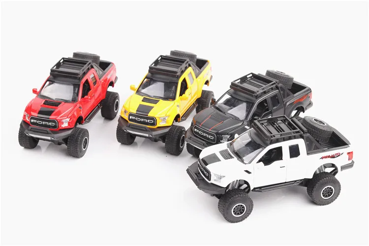 ZXZ 1:32 детские игрушки Ford raptor big foot F150 пикапы металлические игрушечные машинки