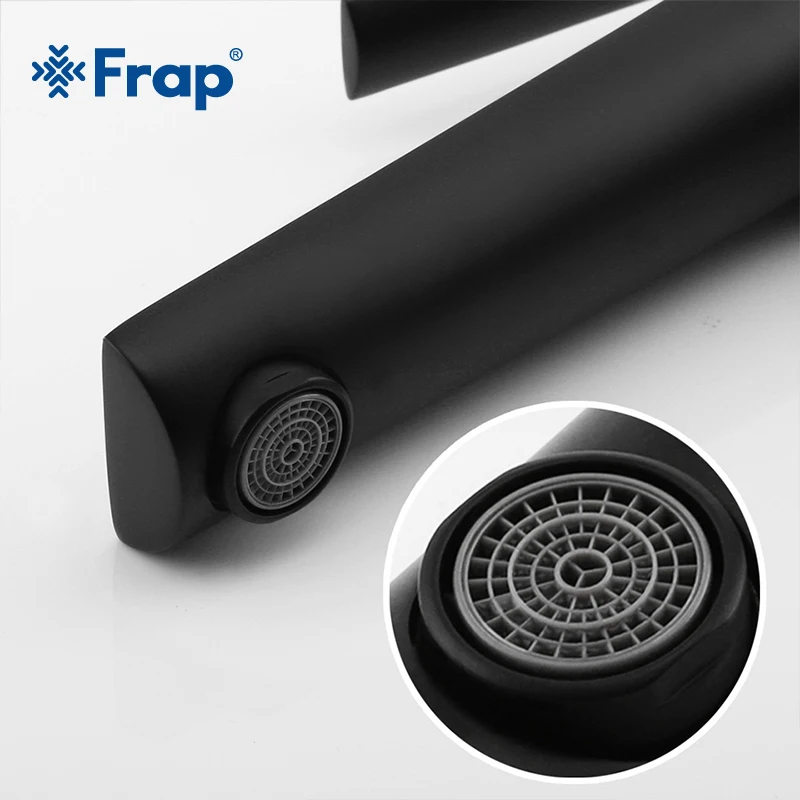 Frap الفاخرة الحمام صنبور حوض خلاط الحنفيات صنبور مصرف الغرور الساخن المياه الباردة خلاط صنبور أسود اللوحة الحنفية صنبور Y10119