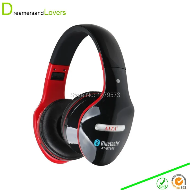 

Wireless Headsets, Bluetooth High Definition Stereo Headphones with Mic, Support TF Card for Iphone Samsung Computer PC MP3 MP4