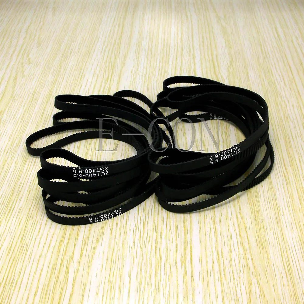 10pcs/lot 350 GT2 Loop Timing Belt Width 6mm GT2 Belt Rubber Fiberglass