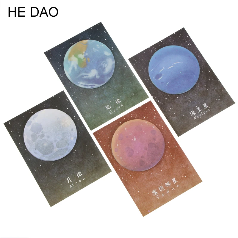 

The Beautiful Planet Memo Notepad Notebook Memo Pad Self-Adhesive Sticky Notes Bookmark Promotional Gift Stationery