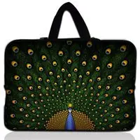 

Retail Sale Free Shipping Peacock 13" Laptop Neoprene Sleeve Bag Case Pouch For 13.3" Apple Macbook Pro,HP Folio
