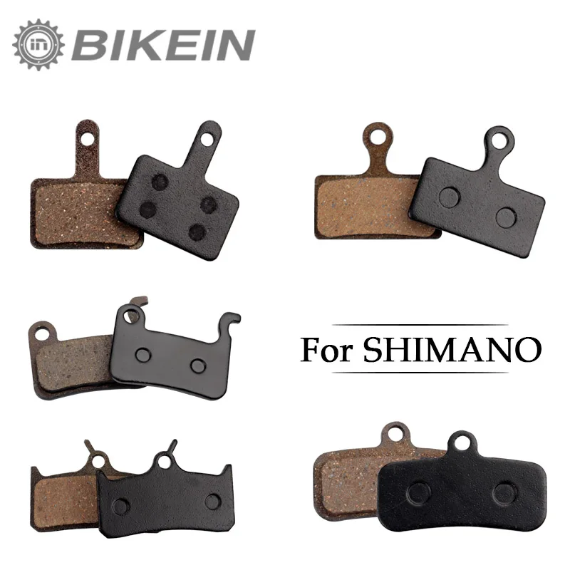 BIKEIN 4 Pairs MTB Bicycle Bike Semi Metallic Disc Brake Pads Brake Pads For SHIMANO TEKTRO