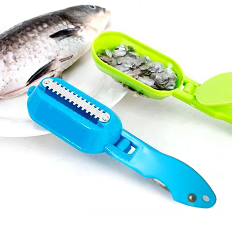 

Kitchen Accessories 1Pc Creative Home Kitchen Gadgets Cooking Tool Clean Scraping Scale Kill Fish Knife Machine (random Color),Q