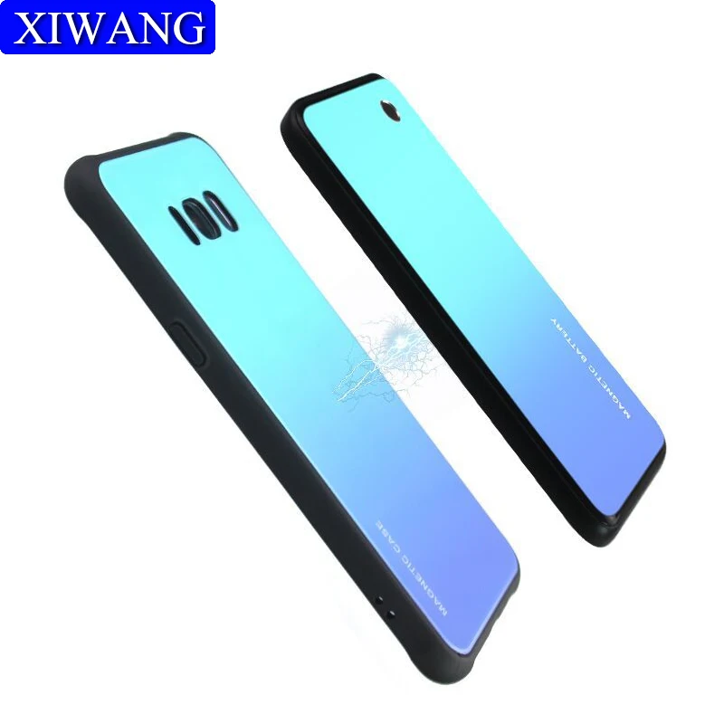 

5000mAh magnetic power bank Charging battery case for samsung note 9 8 s8 s7 edge cargador portatil para celular galaxy s9 plus