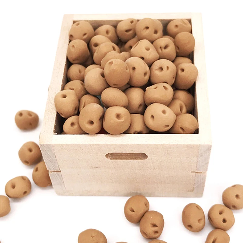 10PCS Dollhouse Miniature Model Mini Handmade Food fruits and Vegetables Potato sweet potato Kitchen Decor Gift 1:12 Dollhouse kitchen toys pretend kitchen toys pretend food toys doll house toys dollhouse furniture set
