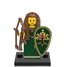 50 шт. строительные блоки супергероя средневековые Рыцари ведьмы эльфы блоки, друзья подарок для мальчиков и девочек игрушки детские игрушки