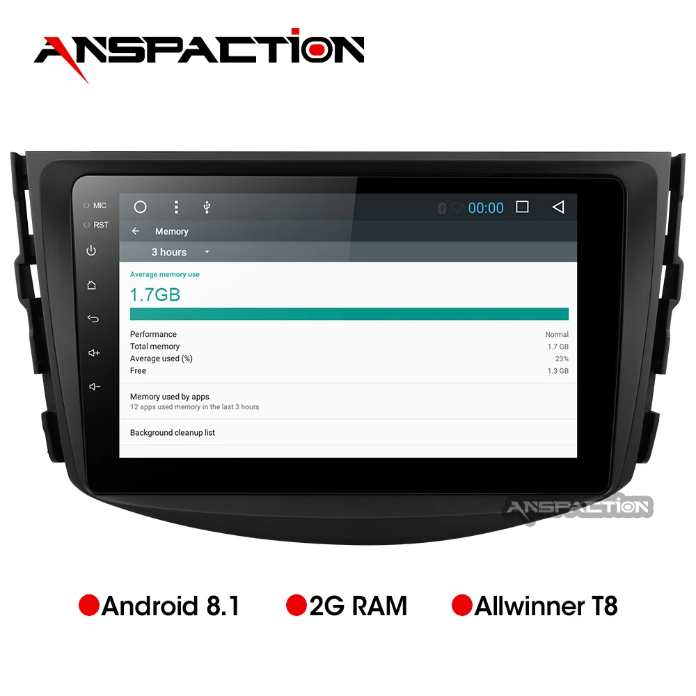 

Android 8.1 car dvd player for Toyota RAV4 Rav4 2007 2008 2009 2010 2011 2 din 1024*600 gps navigation wifi Octa core car gps